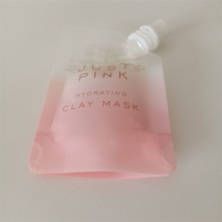 Round Lid Biodegradable Spout Pouch Cosmetic Packaging with Personalized Branding