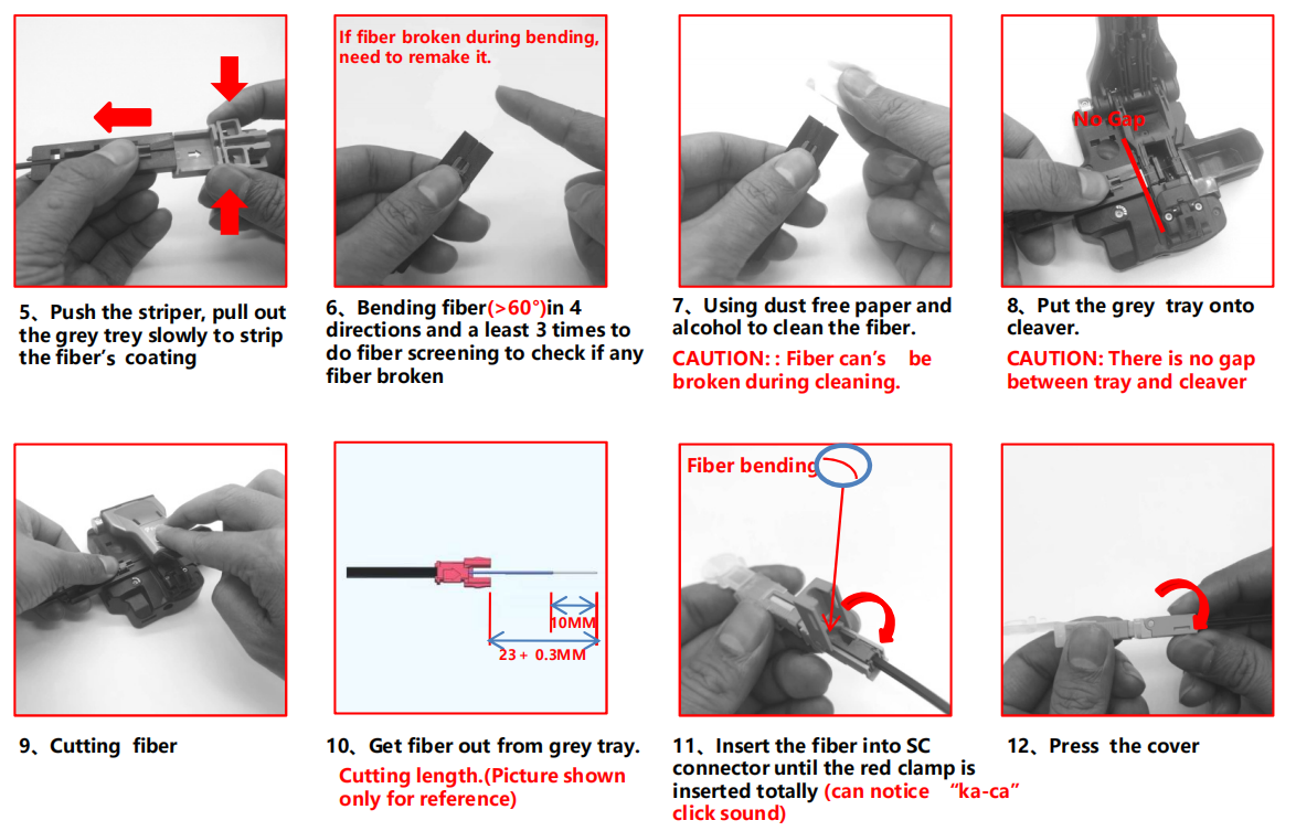 LC Field Assembly Connector The Ultimate Solution for LC/UPC and LC/APC FTTH Splicing
