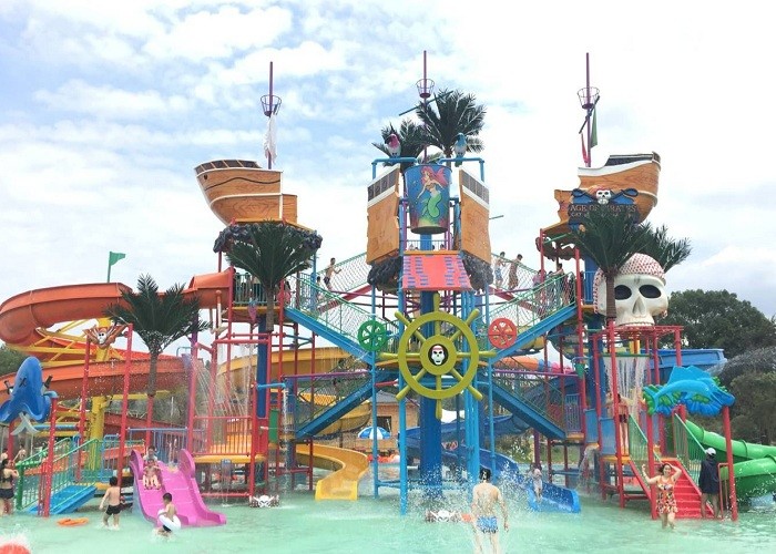 Hotel And Resort Fiberglass High Speed Water Slide