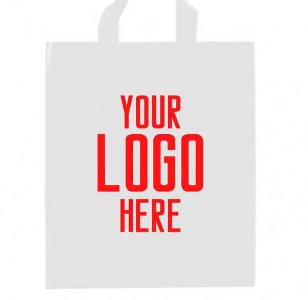 100% Raw Loop Handle Plastic Bags Carrying 100pcs Flexiloop