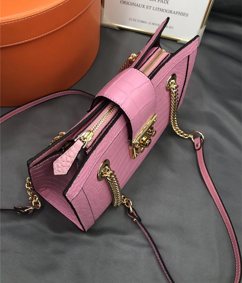Fancy Genuine Crocodile Belly Skin Female Small Purse Women Flap Bag Exotic Alligator Leather Lady Single Shoulder Bag