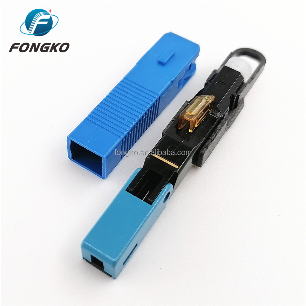 OEM multimode Fiber Optic Fast Connector Sc Upc for FTTH Communication FKSU017