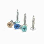 Processing baking paint white stainless steel screw decoration wood screw color