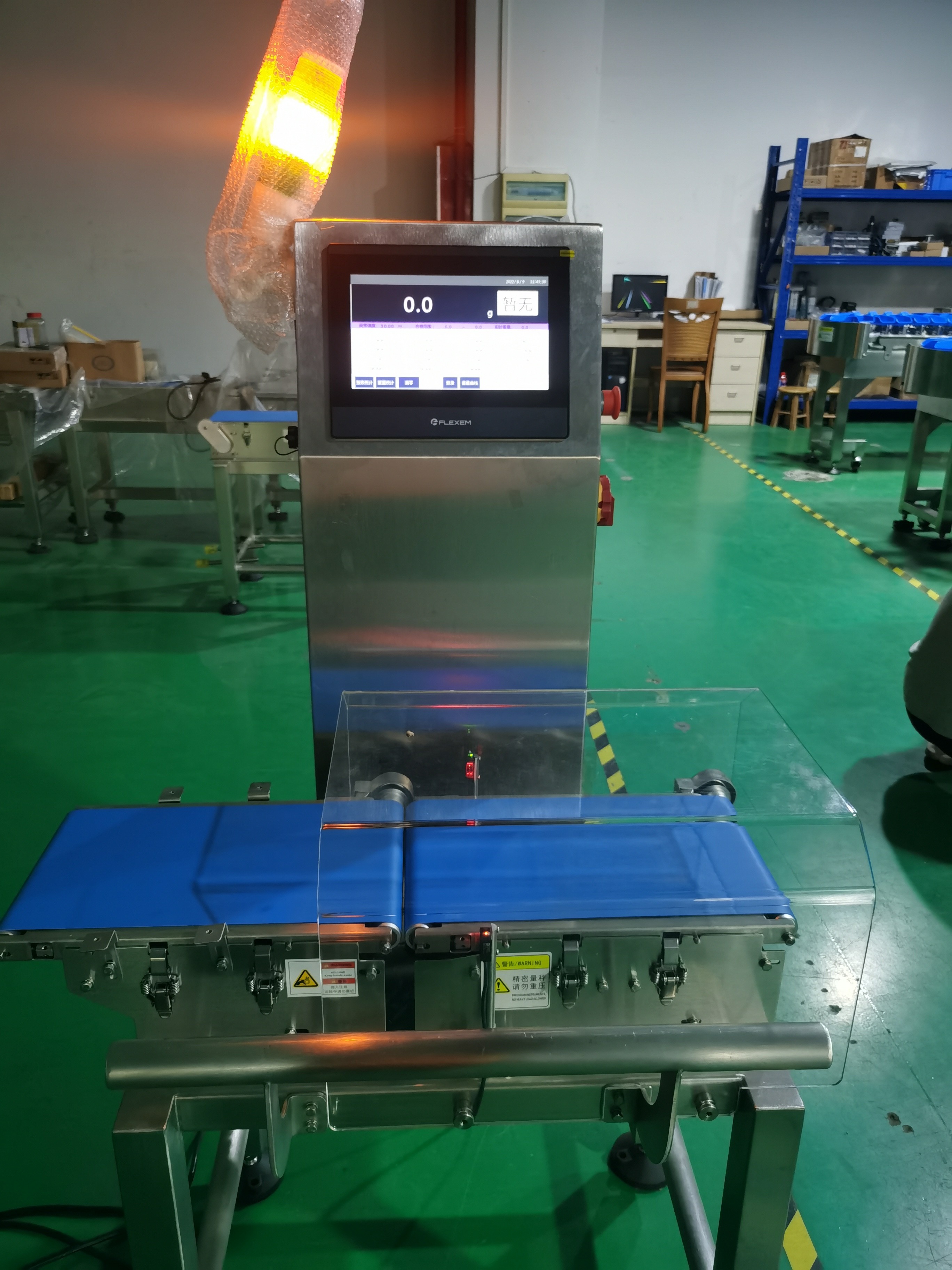 Stainless Steel Online Checkweigher Machine Waterproof 10KG