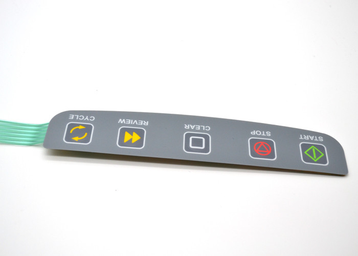 Push Button Metal Dome Membrane Switch With Strong 3M 467MP Adhesive