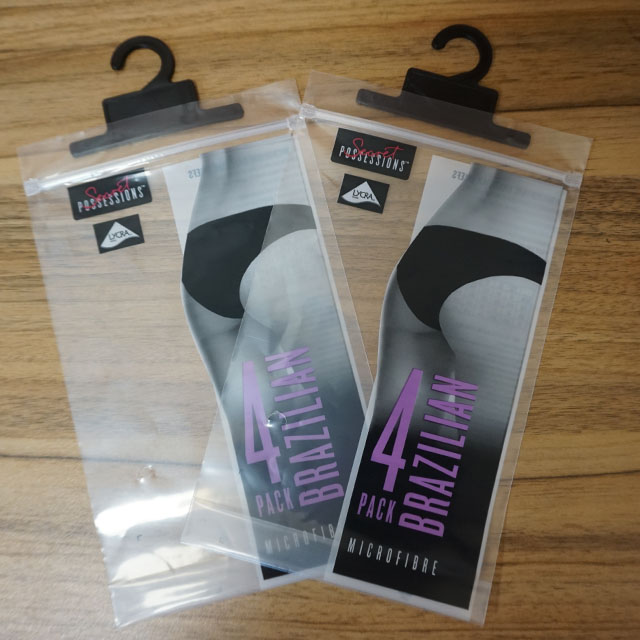 china factory cheap price biodegradable hdpe material transparent k packaging bags for clothing with hanger