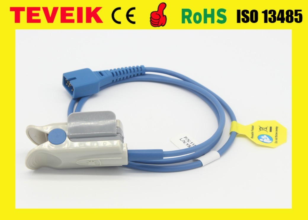 Factory Low Price of Reusable nell-cor DB 7pin Pediatric Finger Clip Spo2 Sensor ,TPU Material
