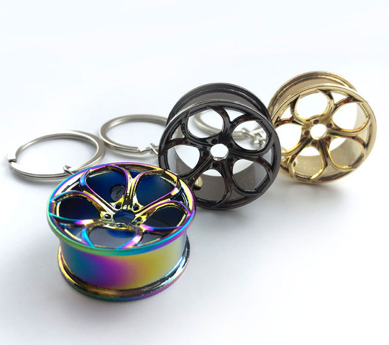 car parts keychain for promotion with customized logo for woman man lovely car key ring