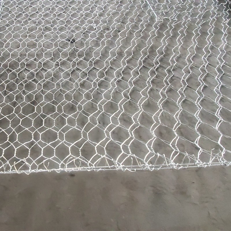 Hexagonal Rock Filled Gabion Baskets Hot Dipped Galvanized