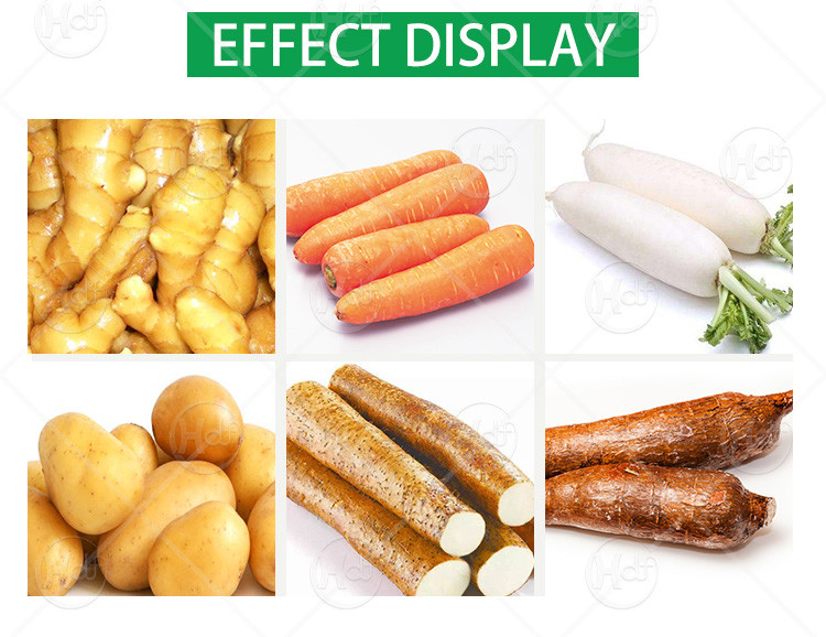 Automatic Food Processing Machines 304 SUS Potatoes Peeling Machine