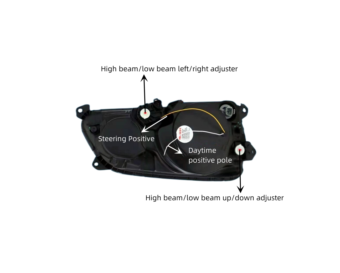 3800LM LED Headlamp for Hino 700 SS/FN 2003 Series Truck OEM No. 81150-3220 219-1107