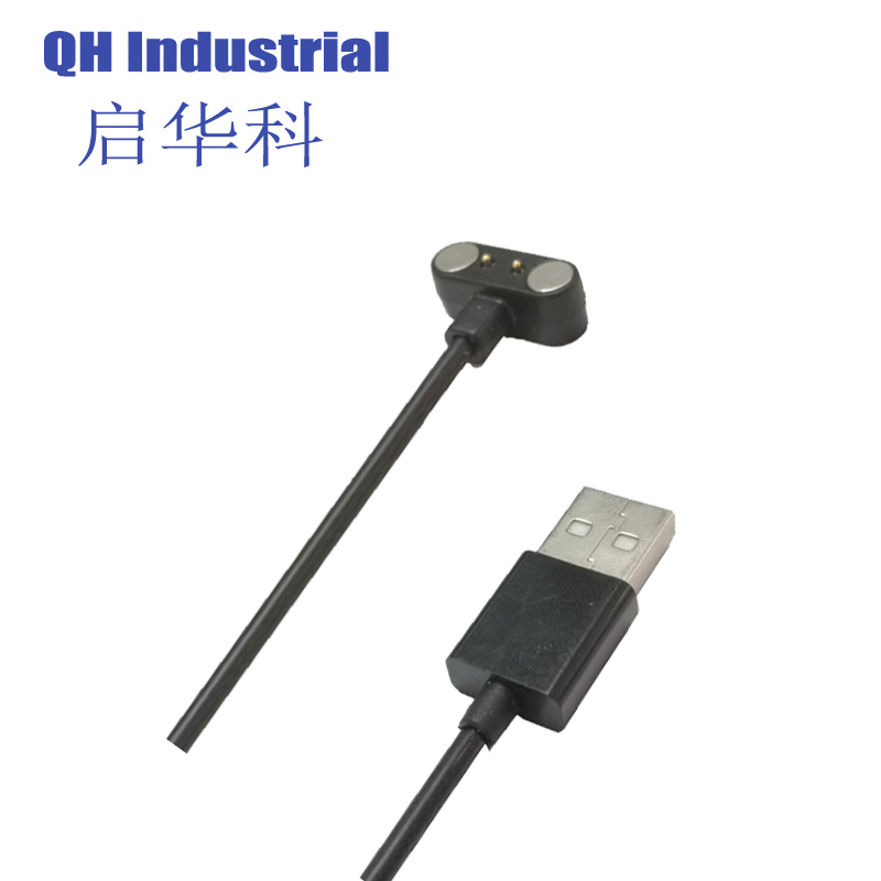 2Pin Precision Artwork Electronic Vertical Type Pin Magnetic Pogo Pin Usb Connectors