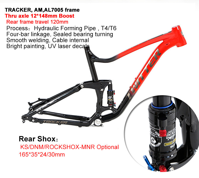 29er Hydraulic Disc Brake Aluminum Alloy Full Suspension Mountain Bicycle