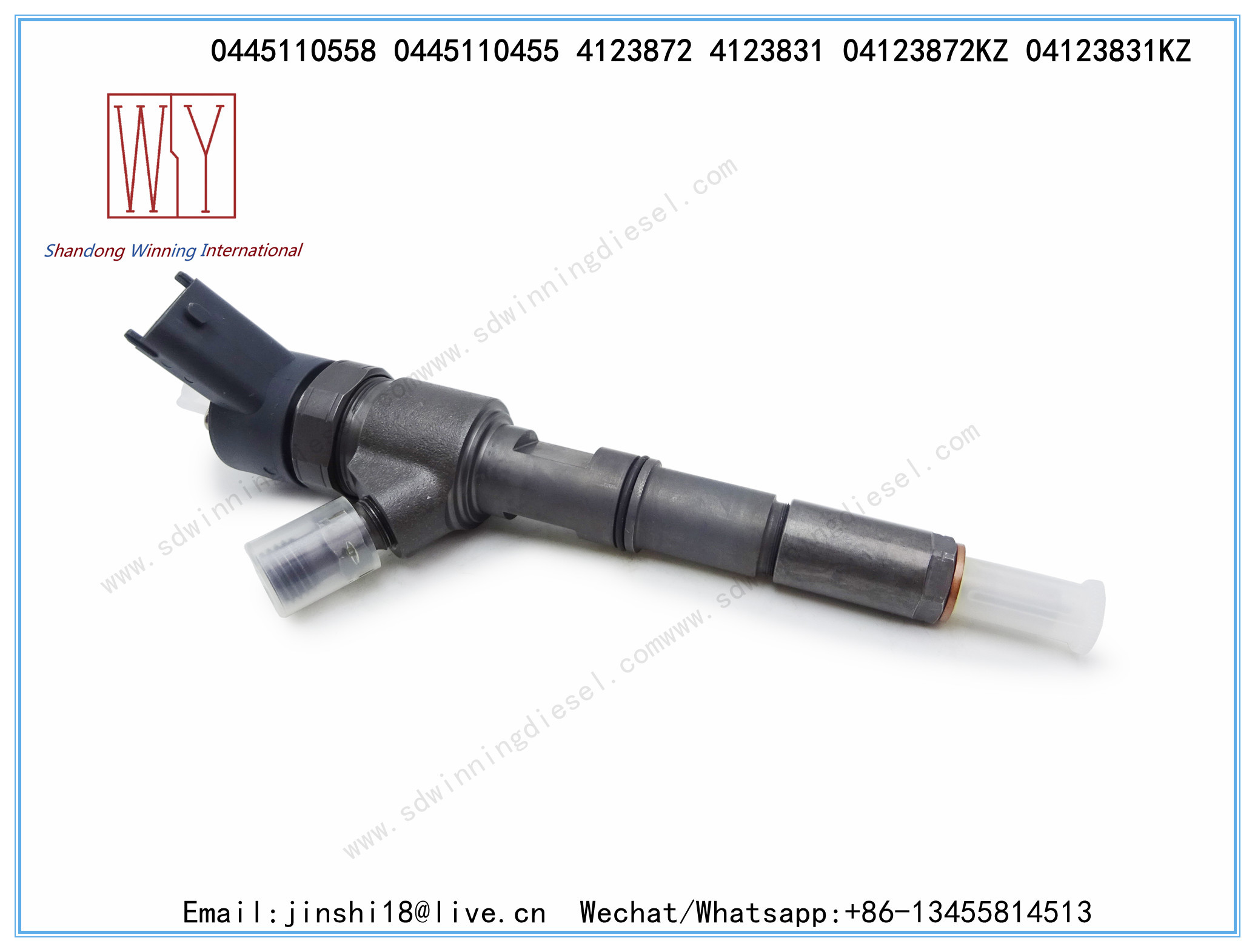Bosch Genuine and New Fuel Injector 0445110558 0445110455 for Deutz KHD 4123872 4123831 04123872KZ 04123831KZ