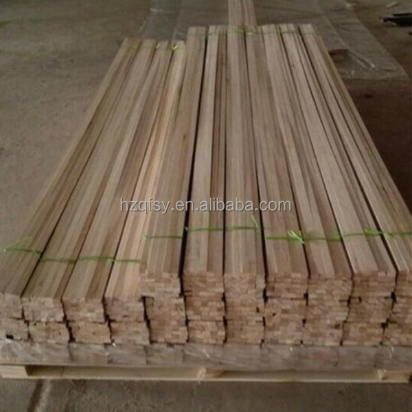 Paulownia Batten Square Triangle Chamfer Wood Strips with Project Solution Capability