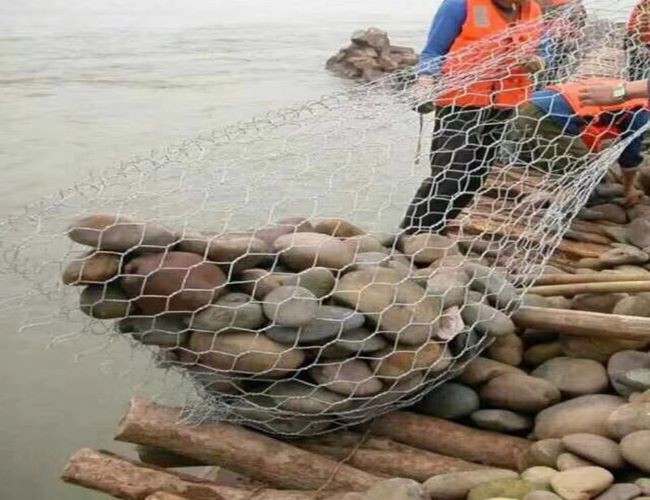 3.5mm High Zinc Coated Rock Filled Woven Gabion Basket