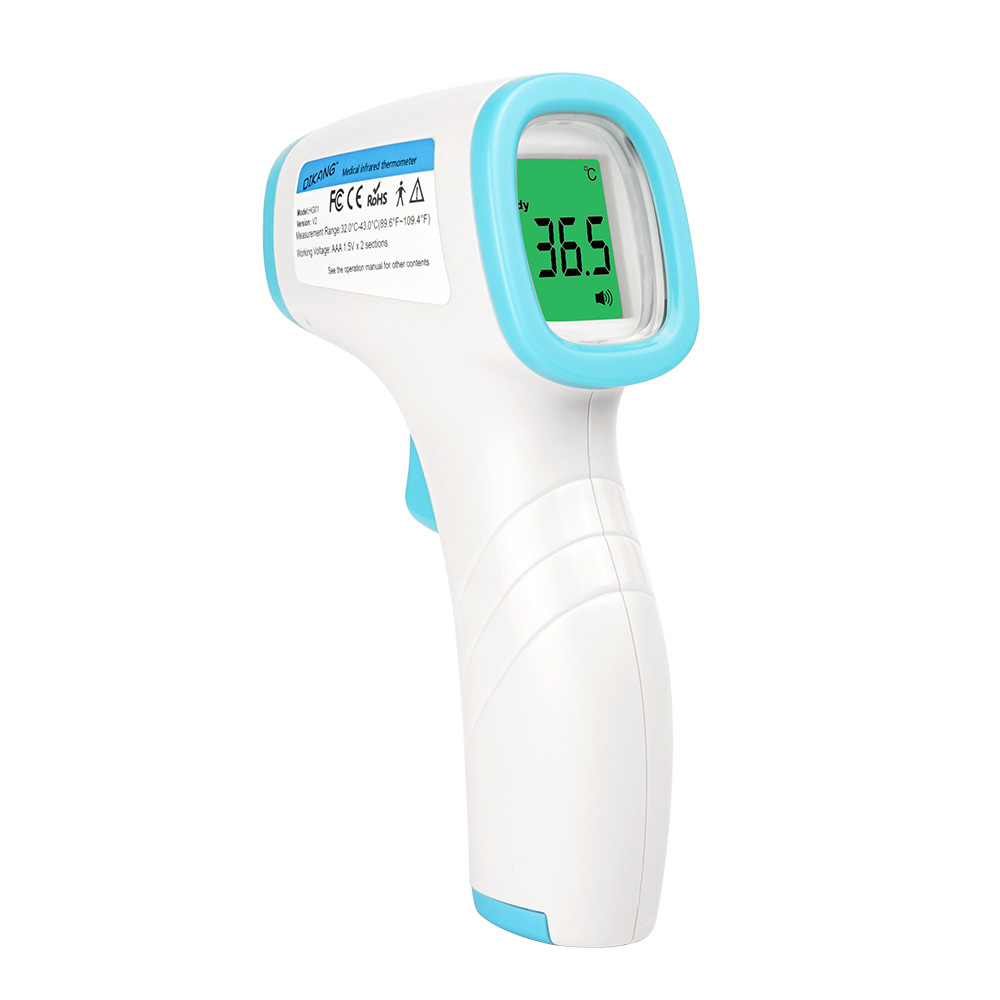 Non Contact Ear Forehead Digital Infrared Thermometer , LCD Handheld Thermometer