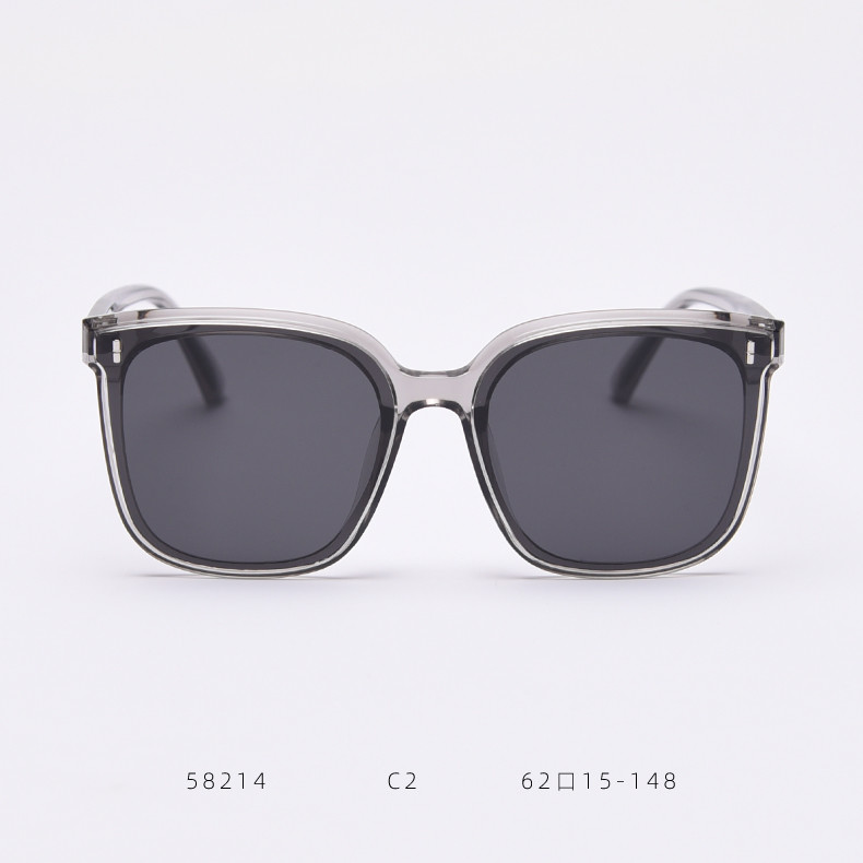 Ultralight TR Polarized UV Resistant Frida Square Rimmed Sunglasses