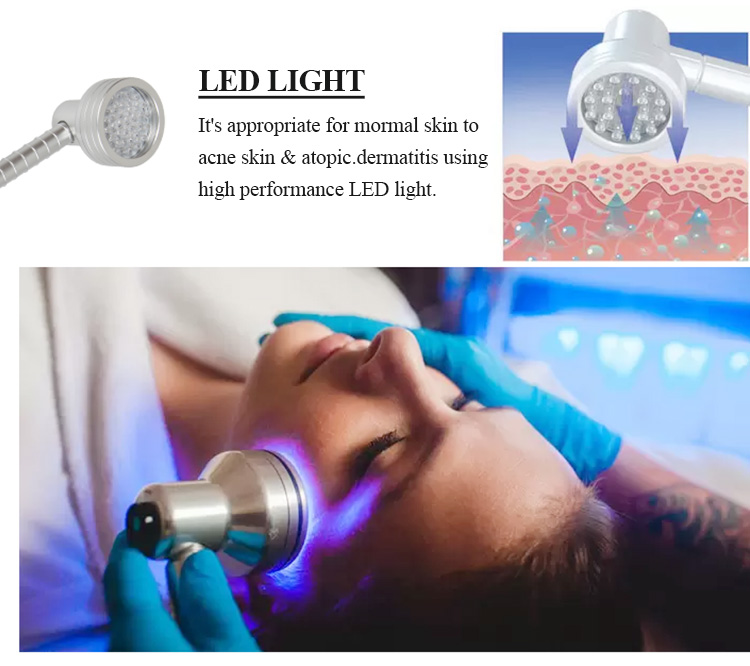 BIO RF Beauty Therapy Machine 15 Inch Cold Hammer Hydro Dermabrasion Device