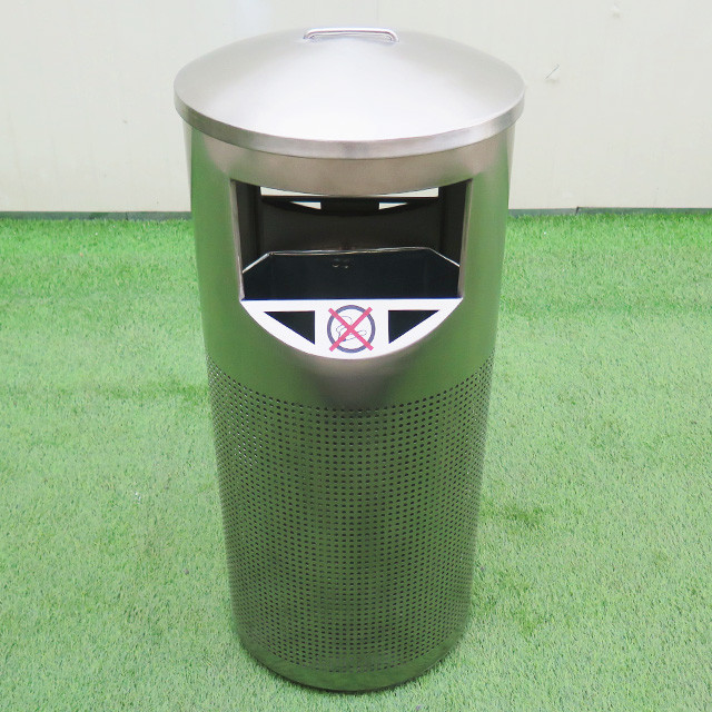 Customized Round Lid 35L Stainless Steel Dustbin