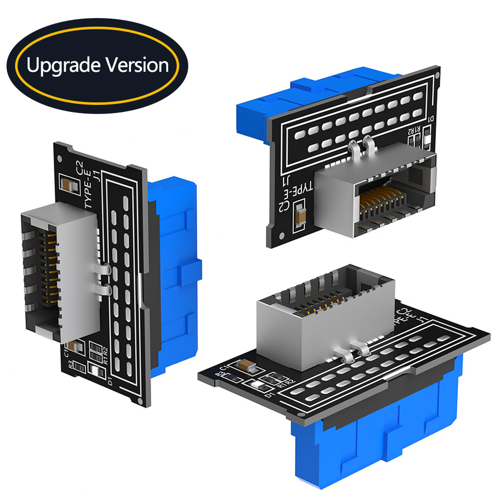 Vertical Header USB 3.1 Front Panel Socket Key A Type E To USB 3.0 Male Extension
