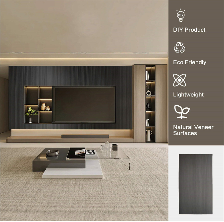 Modern Design 3D Decorative Wall Panels Embossed MDF Wall Art Panels