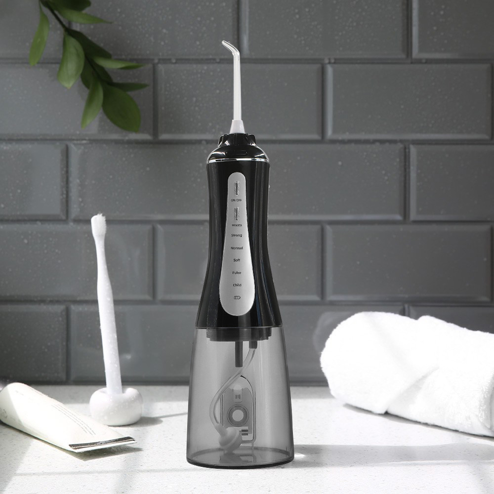 Ultralight 350ml Travel Size Water Flosser , Type C Dental Care Oral Irrigator