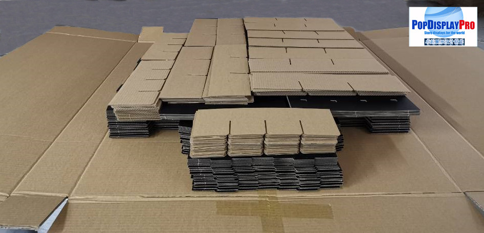 2022 Visual Merchandising Cardboard Counter POP Displays for Halloween Faux Nails