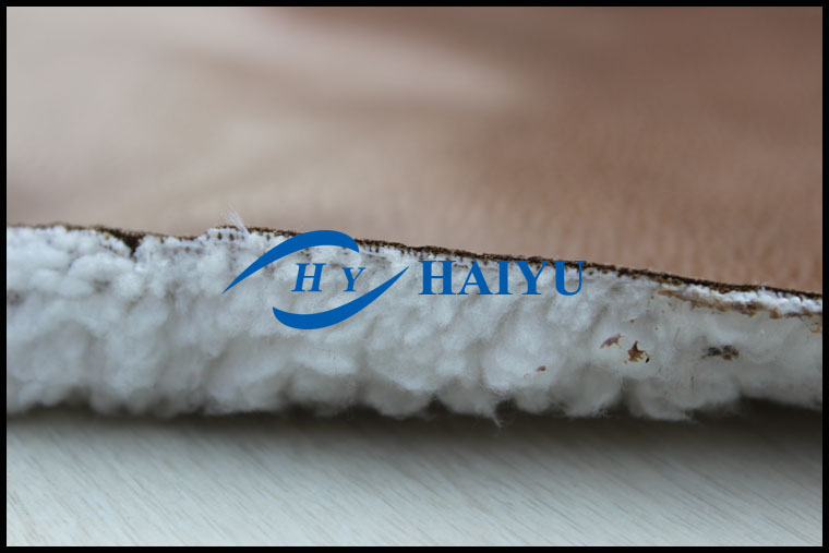 Commercial Composite Fabric 100 Polyester Bonded Sherpa Fabric