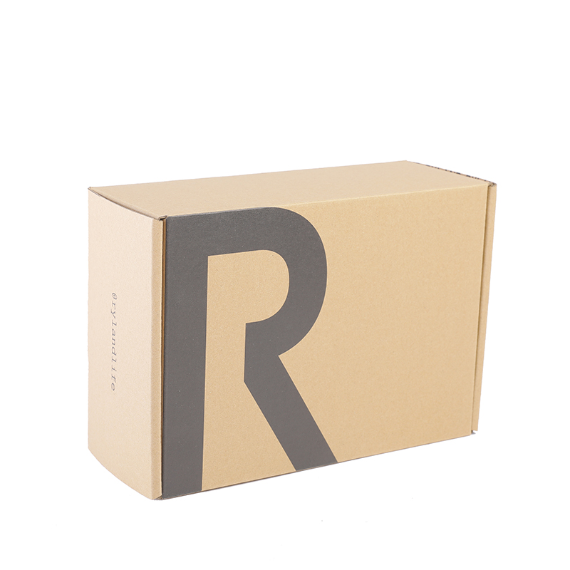 Custom Logo Cardboard Brown Mailer Box For Kraft Corrugated Paper Shipping
