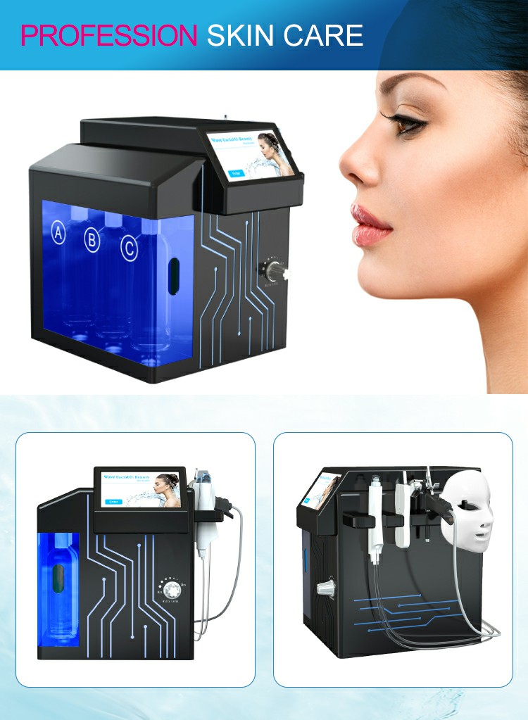 Home Facial Microderm Beauty Therapy Machine Acne Scar Treatment 7 Inch Screen