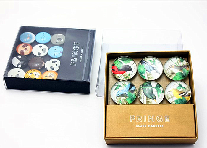 Custom Tourist Souvenir 35mm Fridge Magnet Glass Dome Refrigerator Magnet for Souvenir