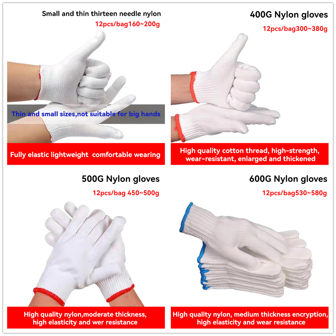 10Gague Polyester Lined Crinkle Latex Palm Coated Rubber Dipped Protective Work Gloves