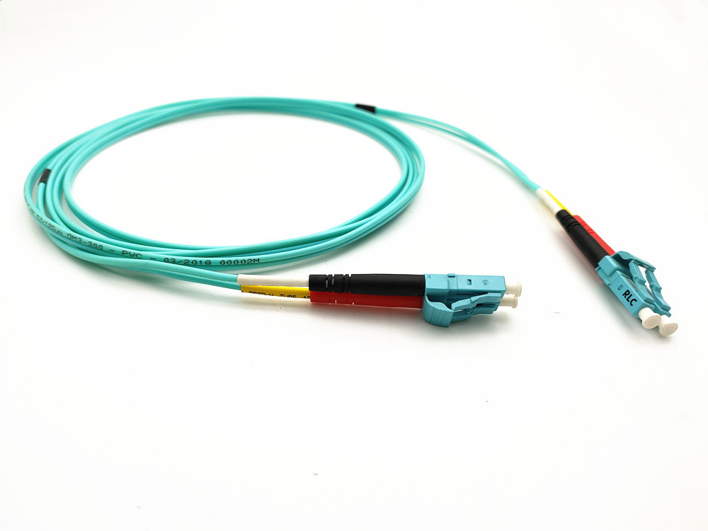 Telecom Data Centre Premium Fiber Optical Patch Cord OM3 OM4 LC To LC Customized