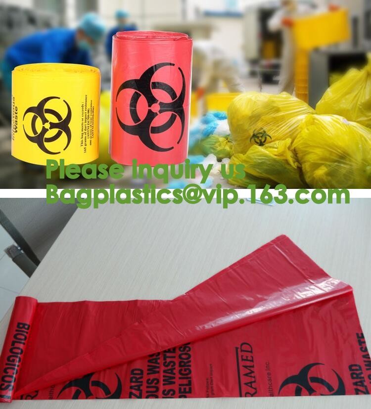 Lab, Hospital, Healthcare, Safety, Infectious, Medical Waste Disposal Warning Label Sterilization Indicate