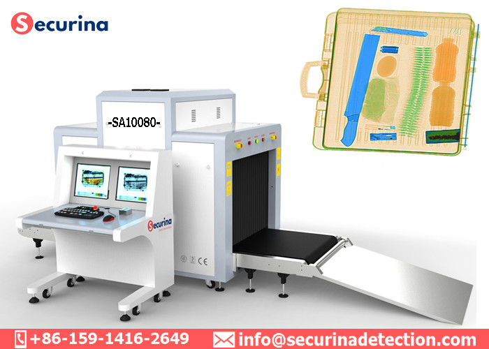 Big Tunnel 100*80cm X Ray Cargo Scanner, X Ray Luggage Screening Equipment SA10080