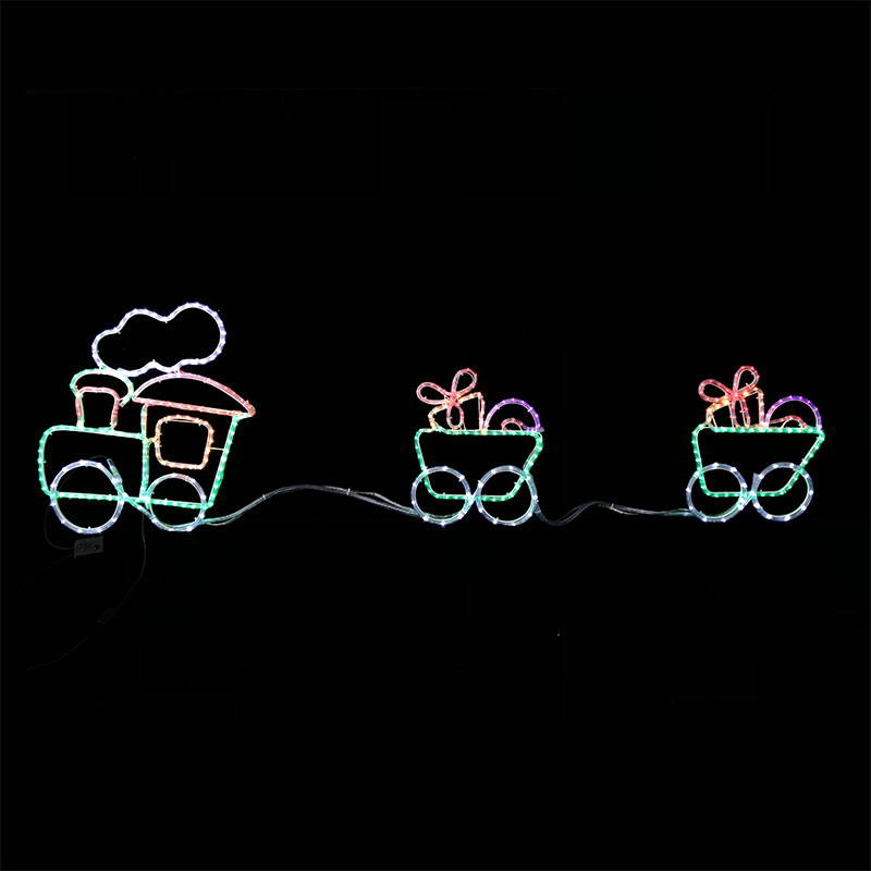 110V/220V LED rope light star motif light IP55 for Christmas show wedding use shopping mall commercial decorating lights