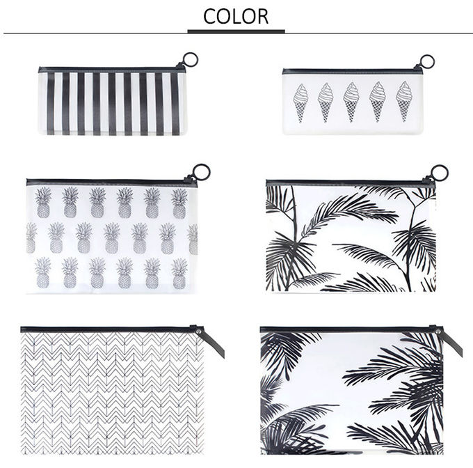 Women Portable 30*22CM Cartoon PVC Makeup Bag