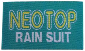 Buy cheap Fashion Design Woven Clothes Label Heat Cut Border For Shirt Bags product