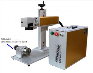 Buy cheap 20/30 watt Fiber laser peeling & etching machine on stainless steel and plastic with CE Certificate product