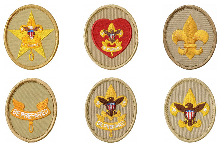 Overlock Border BSA Boy Scout Patrol Patches 120D Polyester Thread