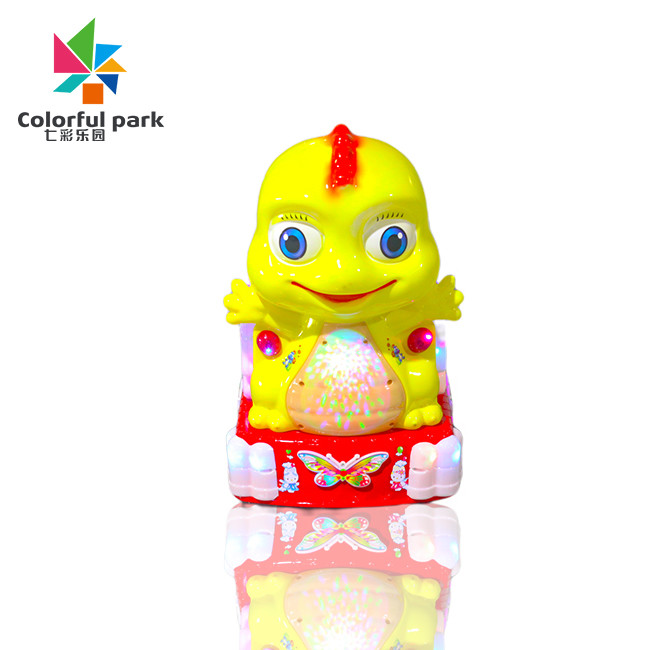 Kids Game Machine Coin-Operated Shake Truck Commercial New Electric Music Yellow Dinosaur Rocker
