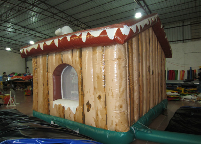 Children Air Blown Christmas Decorations , High Durability Funny Christmas Inflatables