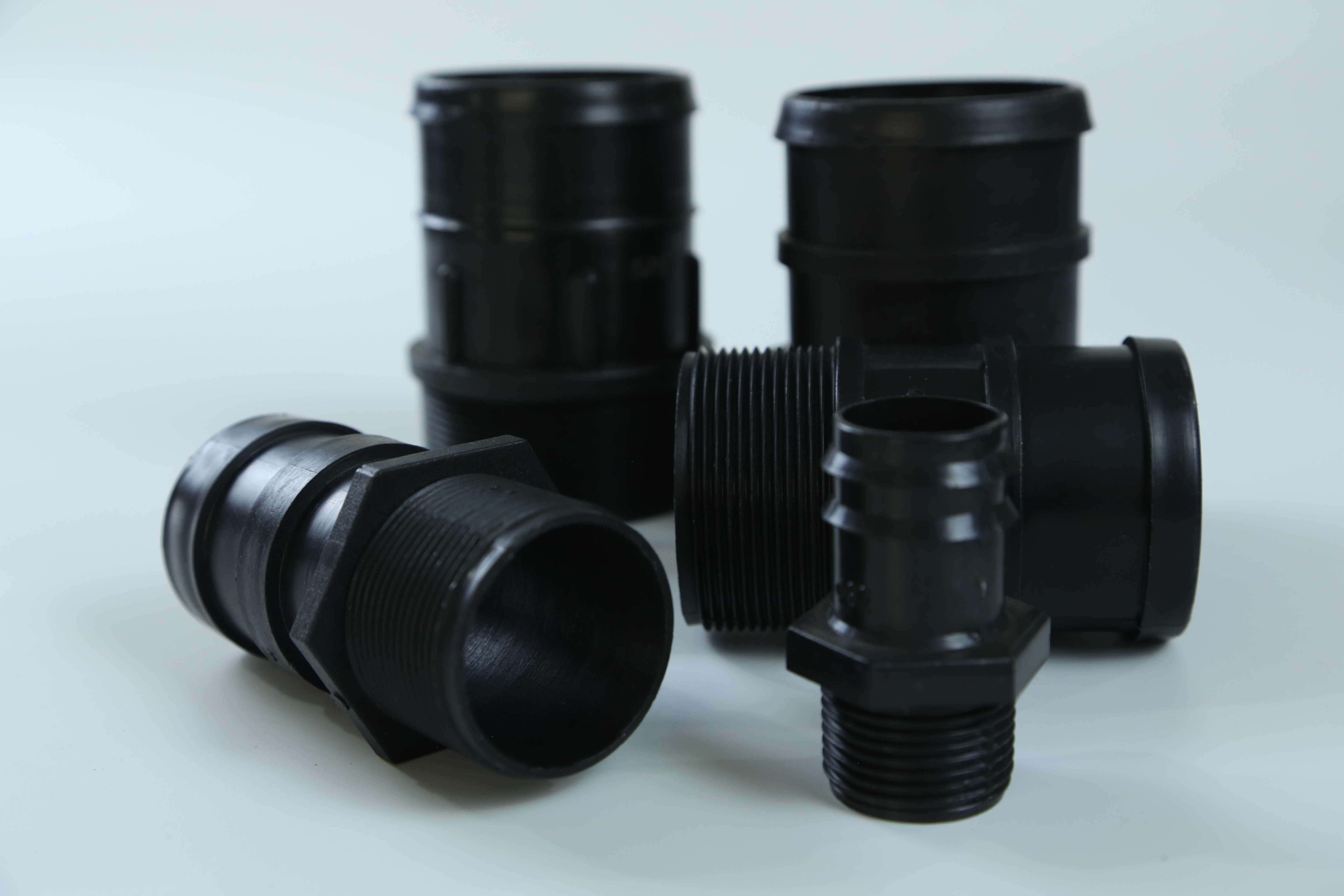 Corrosion Resistant Drip Line Hose Connector Irrigation Joint Black