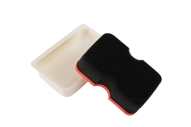 Quick Black Shoe Polish Sponge One Side EVA Foam One Side Sponge Composite Instant Polish