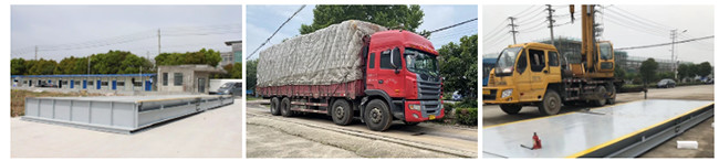 3*18m 80T Above Ground Truck Scales Anti Corrosion Paint