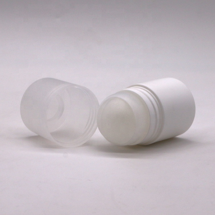 Customized Color 50ml PE/PP Essential Oil Plastic Roll On Bottle for Deodorant Refill