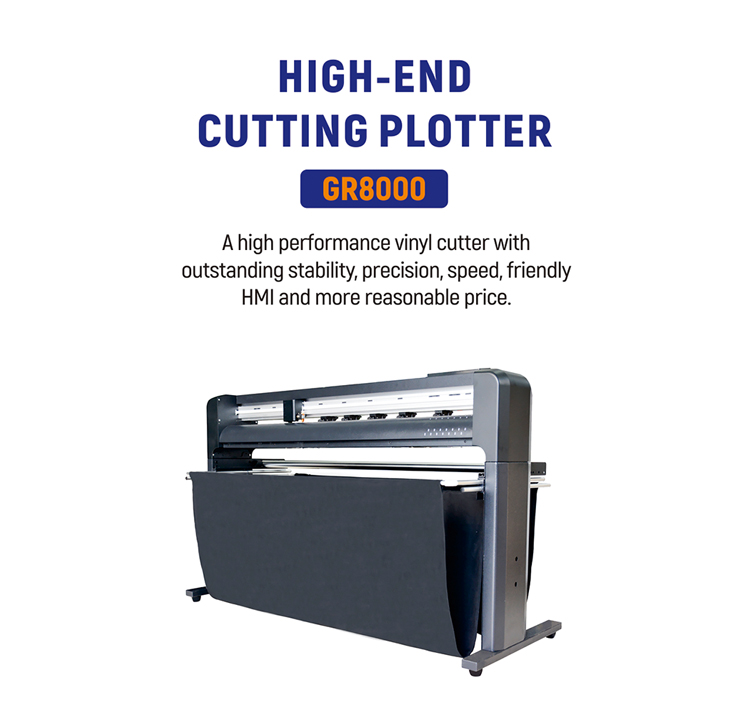 VICUT CCD Vinyl Cutting Machine for Sticker/Label/Adhesive Paper/Heat Transfer Film GR8000-180
