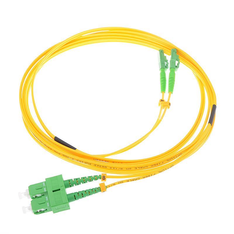 OS2 Single Mode Fiber Optic Cable Patch Cord PVC/LSZH LX.5 APC-SC APC 9/125um