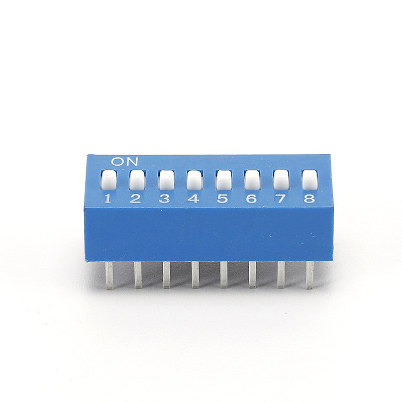 24VDC 8 Position Slide Type DIP Switch ,25mA